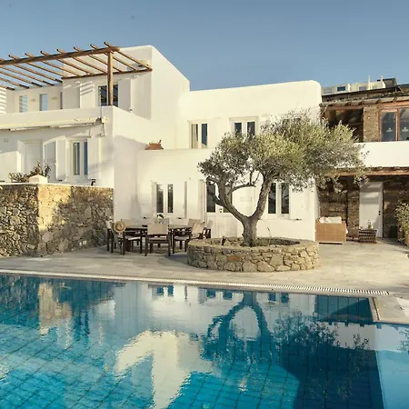 Willa Galaxy Mykonos Private Pool & Sea View In Ftelia (Mykonos)