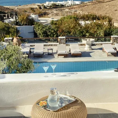 Willa Galaxy Mykonos Private Pool & Sea View In Ftelia (Mykonos)