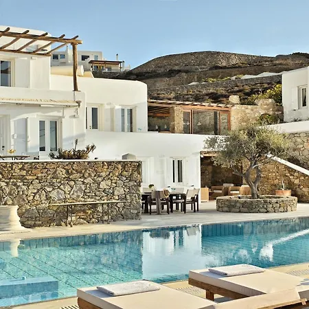 Willa Galaxy Mykonos Private Pool & Sea View In Ftelia (Mykonos)